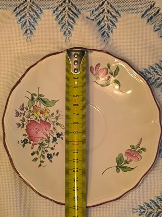 Platillo Vintage Lunéville Francia K&G Cerámica