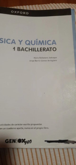 Física y Química 1 Bachillerato