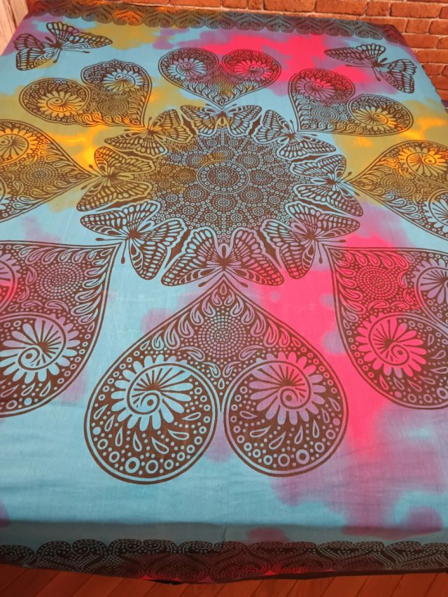 TELA TAPIZ MULTICOLOR MARIPOSA 6 STOCK