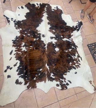 Alfombra de piel de vaca ,