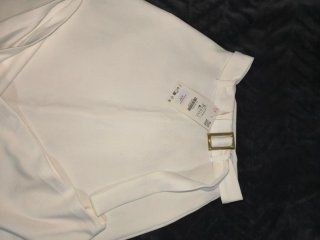 Falda Zara Blanca Talla S
