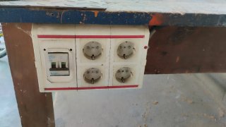 Tornillo de banco para mesa de trabajo carpintería