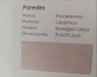 Azulejos Porcelanosa Bottega Caliza