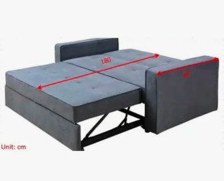 Sofá Cama Izan Gris Tela