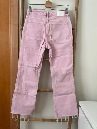 Pantalón tobillero Zara rosa