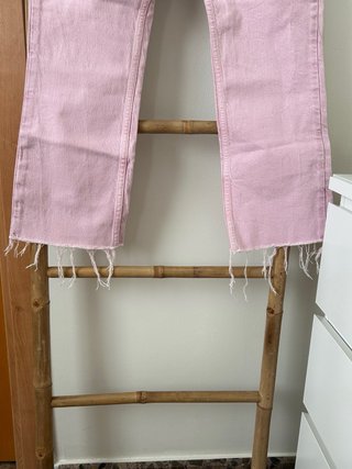 Pantalón tobillero Zara rosa