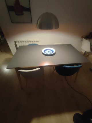 Mesa extensible madera + 4 sillas comedor