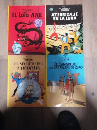 Lote 16 números Tintin. Editorial Juventud.