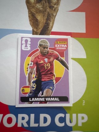 Cromo Panini Mundial Qatar 2022 Lamine Yamal