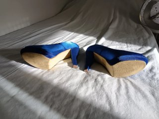 Zapatos de tacón Marypaz azules