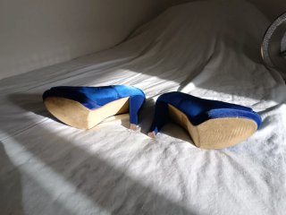 Zapatos de tacón Marypaz azules