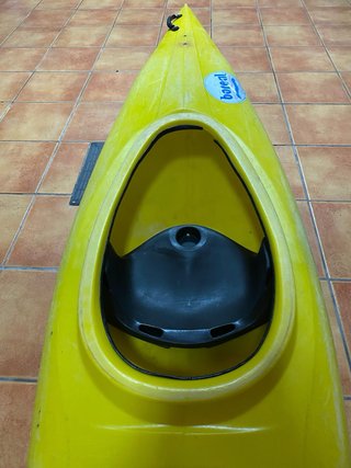 Kayak/canoa Boreal Amarillo con Remos y Aleta