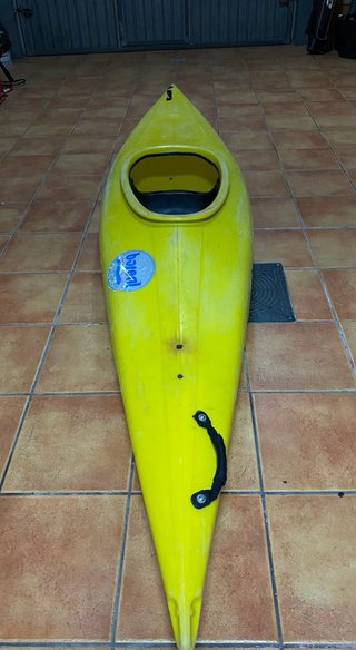 Kayak/canoa Boreal Amarillo con Remos y Aleta