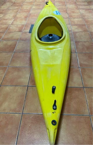 Kayak/canoa Boreal Amarillo con Remos y Aleta