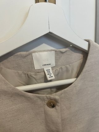 Chaleco H&M Beige Talla XS