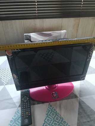 Televisor Monster High Negro y Rosa