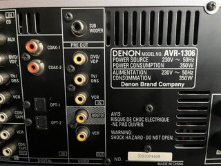 Amplificador Denon AVR-1306