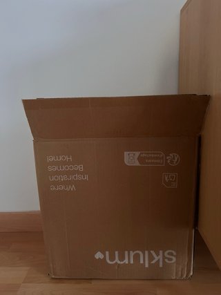 Lámpara colgante de mimbre en papel trenzado Kena