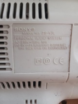Radio CD Sony Beige/Gris