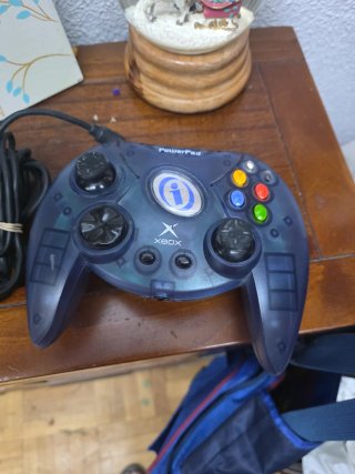 Mando PowerPad Xbox Azul Transparente