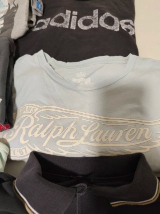 Lote 6 Camisetas y Polos chico Varias Marcas