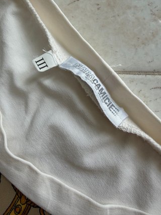 Canotta NaraCamicie Foulard Catene Bianco Oro