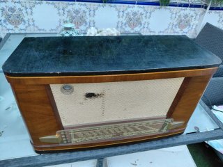 Radio antigua válvulas Erres 1952