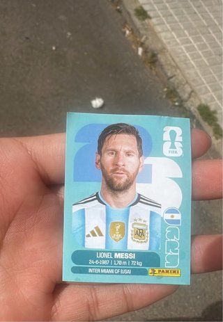 Figurita Lionel Messi Inter Miami CF Panini