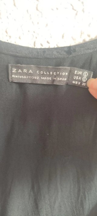Blusa Terciopelo Zara Talla L