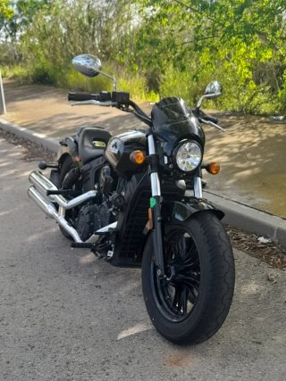 Indian Scout Sixty,pocos kilómetros,
