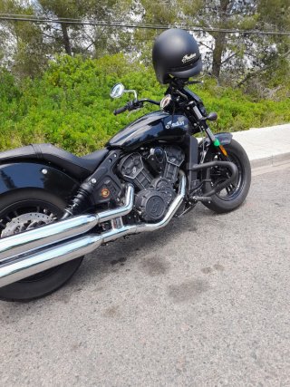Indian Scout Sixty,pocos kilómetros,