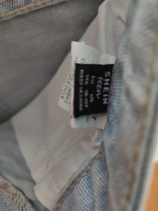 Shorts vaqueros mujer azul y marrón