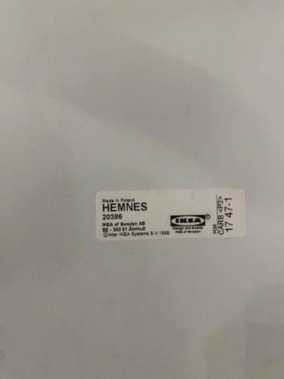 Espejo IKEA HEMNES 60x90 cm Blanco