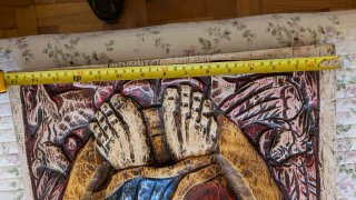 Talla Cristo Pantocrátor Madera