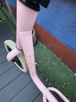 Bicicleta senza pedali Decathlon rosa
