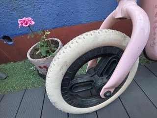 Bicicleta senza pedali Decathlon rosa