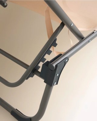 Tumbona plegable Modelo Santorini blanca