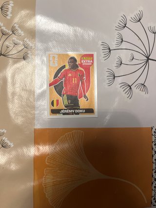 Panini Extra Sticker Jérémy Doku Mundial