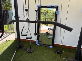 Jaula o box de entrenamiento con accesorios