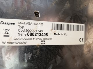 Placa vitrocerámica Aspes Óptima 4 zonas
