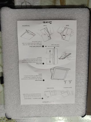 Funda iPad 12.9 Piel Sintética Negra.SOlO ENVÍO