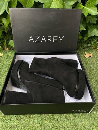 Botines negros Tacón Plataforma