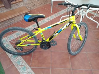 Bicicleta Montaña Amarilla