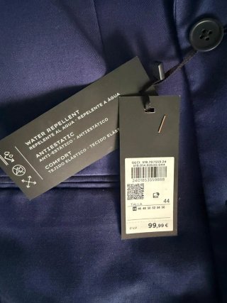 Traje azul chico