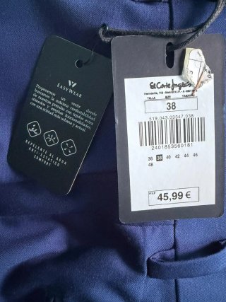 Traje azul chico