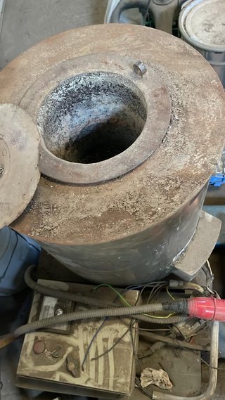 Horno para fundir plomo