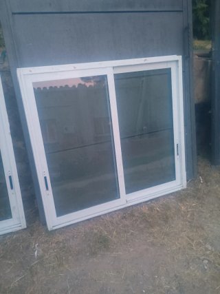 5 Ventanas de aluminio correderas 125 euros unidad