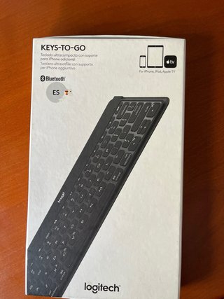 Teclado Logitech Keys-To-Go Bluetooth Negro