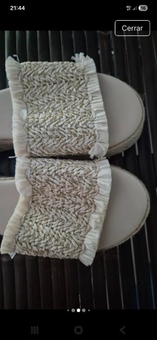 Sandalias Zara Home Beige Talla 37