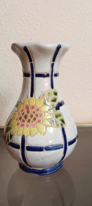 Vaso decorativo con flores